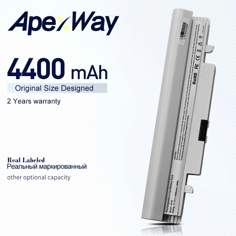 ApexWay 4400mAh White Battery For SAMSUNG AA-PB2VC3B AA-PB2VC6B AA-PB2VC6B/E AA-PB2VC6W AA-PL2VC6B AA-PL2VC6W
ApexWay 4400mAh White Battery For SAMSUNG AA-PB2VC3B AA-PB2VC6B AA-PB2VC6B/E AA-PB2VC6W AA-PL2VC6B AA-PL2VC6W
