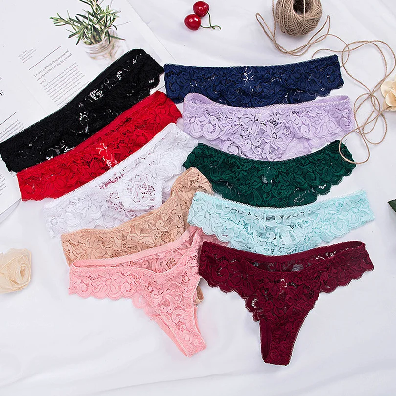 Sexy G-String Lace Hollow Out Panties Femal Women Low-waist Flower Underwear T-back Sexy Style Transparent Knickers
Sexy G-String Lace Hollow Out Panties Femal Women Low-waist Flower Underwear T-back Sexy Style Transparent Knickers