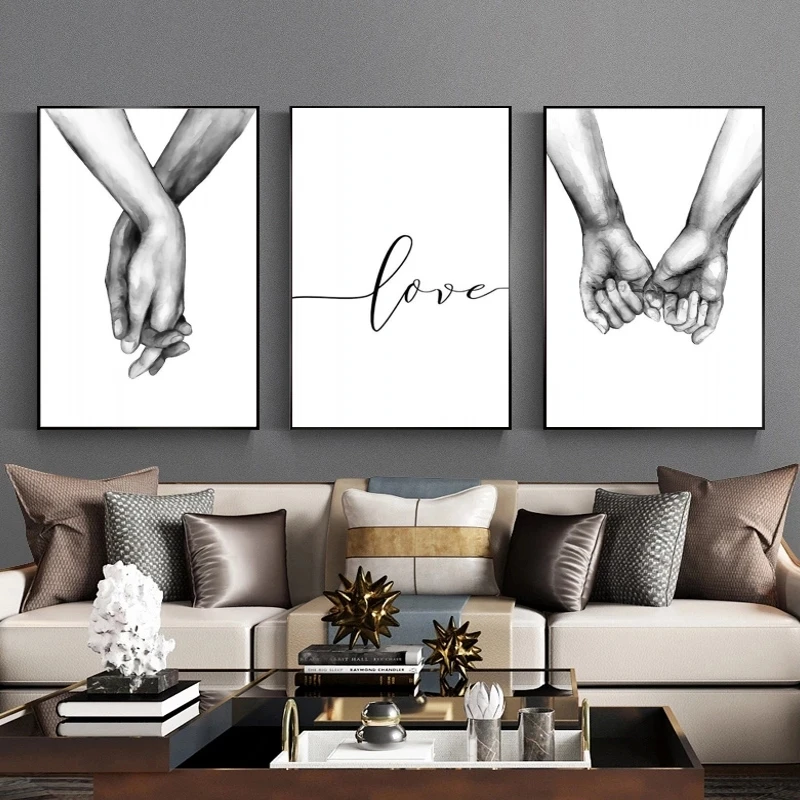 Nordic Art Black And White Sketch Canvas Art Posters And Prints Lover Holding Hands Canvas Paintings On the Wall Art Pictures
Nordic Art Black And White Sketch Canvas Art Posters And Prints Lover Holding Hands Canvas Paintings On the Wall Art Pictures