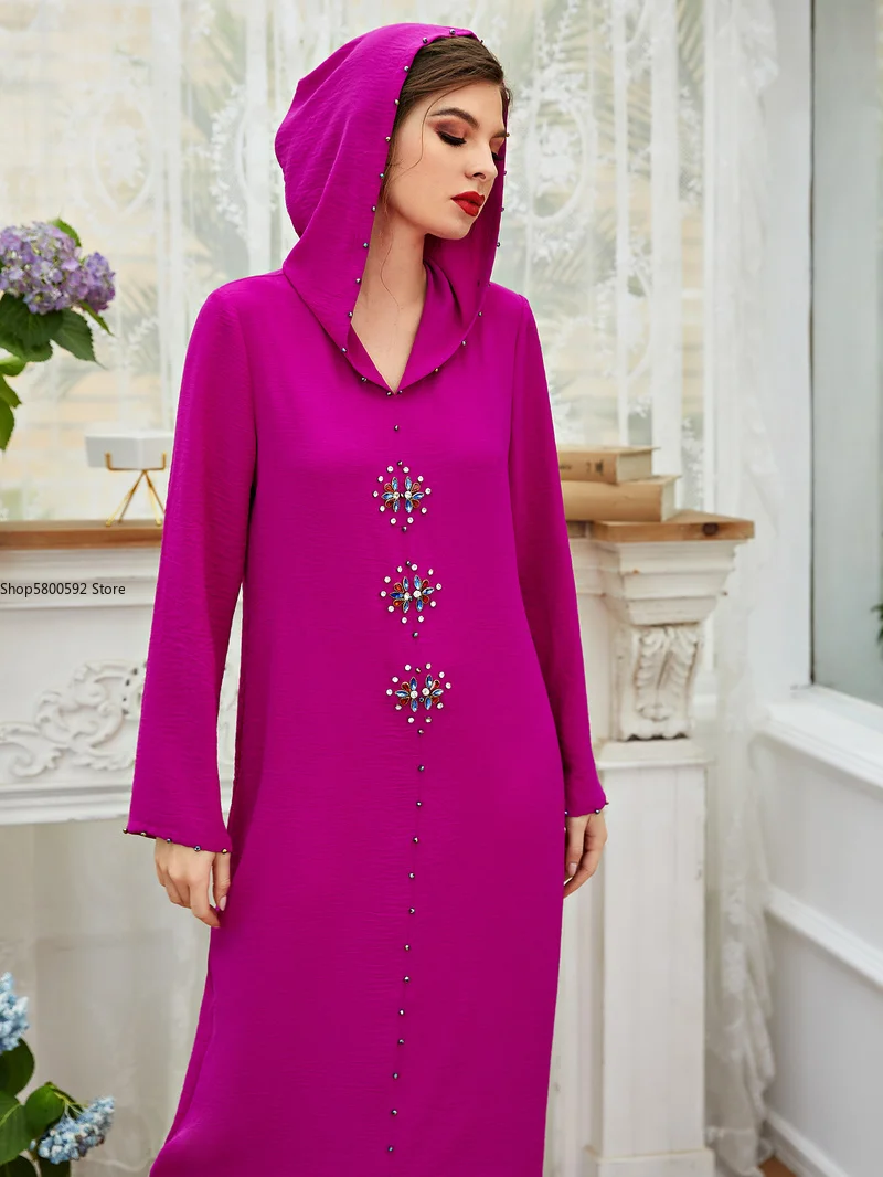 Eid Mubarak Abaya Дубай женское мусульманское платье длинное Djellaba женские мусульманские