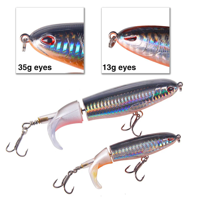 Floating Rotating Tail Lures Hard Bait Outdoor Sea Freshwater Fishing Bait Lure Tackle B99
Floating Rotating Tail Lures Hard Bait Outdoor Sea Freshwater Fishing Bait Lure Tackle B99