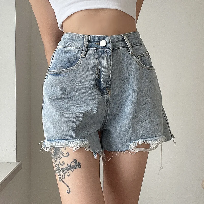 High Waist Pocket Heart Print Wide Leg Jeans 2021 Summer Women Y2K Streetwear Denim Fashion Short Pants Irregular Ripped
High Waist Pocket Heart Print Wide Leg Jeans 2021 Summer Women Y2K Streetwear Denim Fashion Short Pants Irregular Ripped