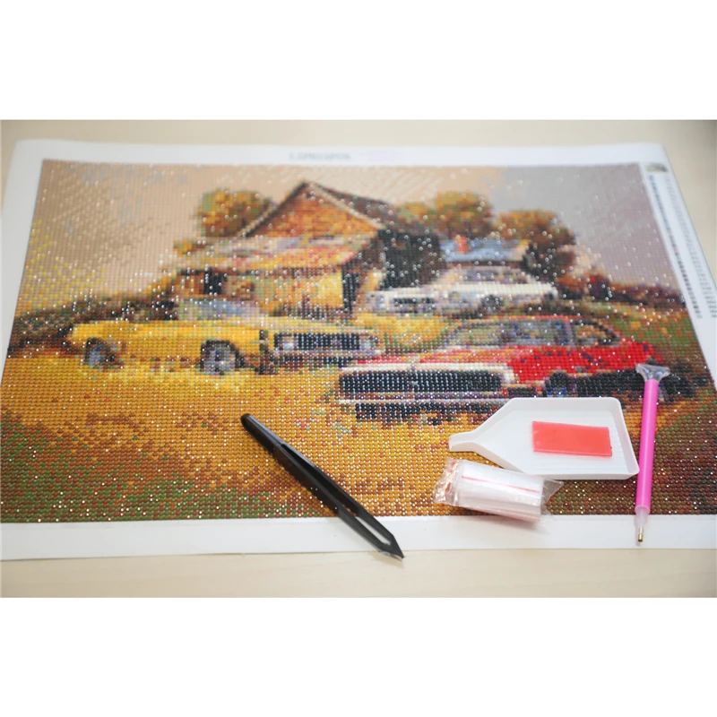Diamond Painting Full Drill Round Square Beads Landscape Car Field Embroidery Art Family Wall Home Decor
Diamond Painting Full Drill Round Square Beads Landscape Car Field Embroidery Art Family Wall Home Decor