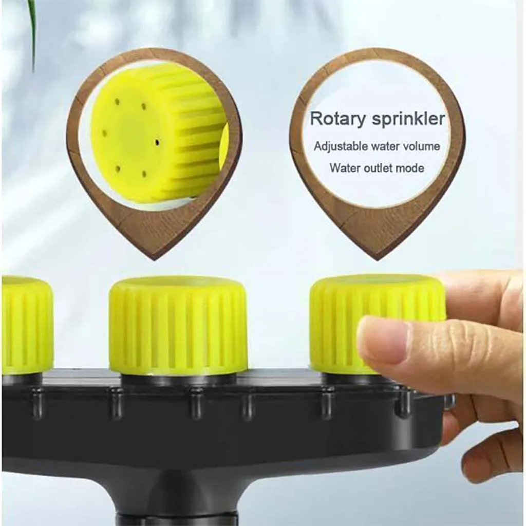 Garden Sprinklers Automatic Watering Grass Lawn Large Watering Sprinkler 6 Nozzles Garden Pipe Hose Water Sprinkler Garden Z0709
Garden Sprinklers Automatic Watering Grass Lawn Large Watering Sprinkler 6 Nozzles Garden Pipe Hose Water Sprinkler Garden Z0709