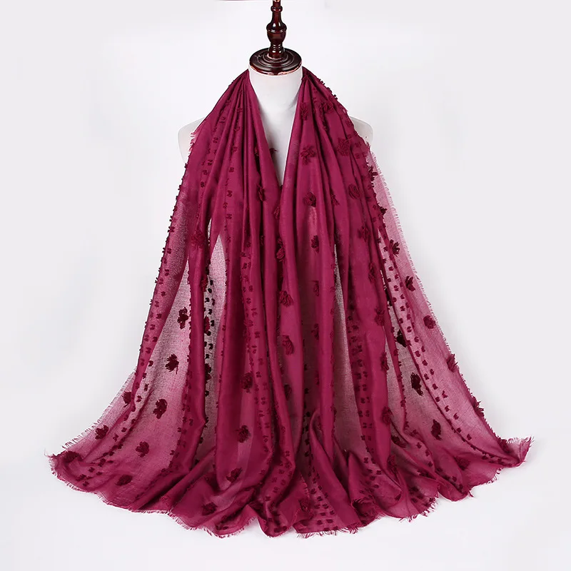 New Cotton Wool Ball Scarf Long Muslim Shawl Solid Color Plaid Size Casual Soft Turban Women 80×180cm
New Cotton Wool Ball Scarf Long Muslim Shawl Solid Color Plaid Size Casual Soft Turban Women 80×180cm