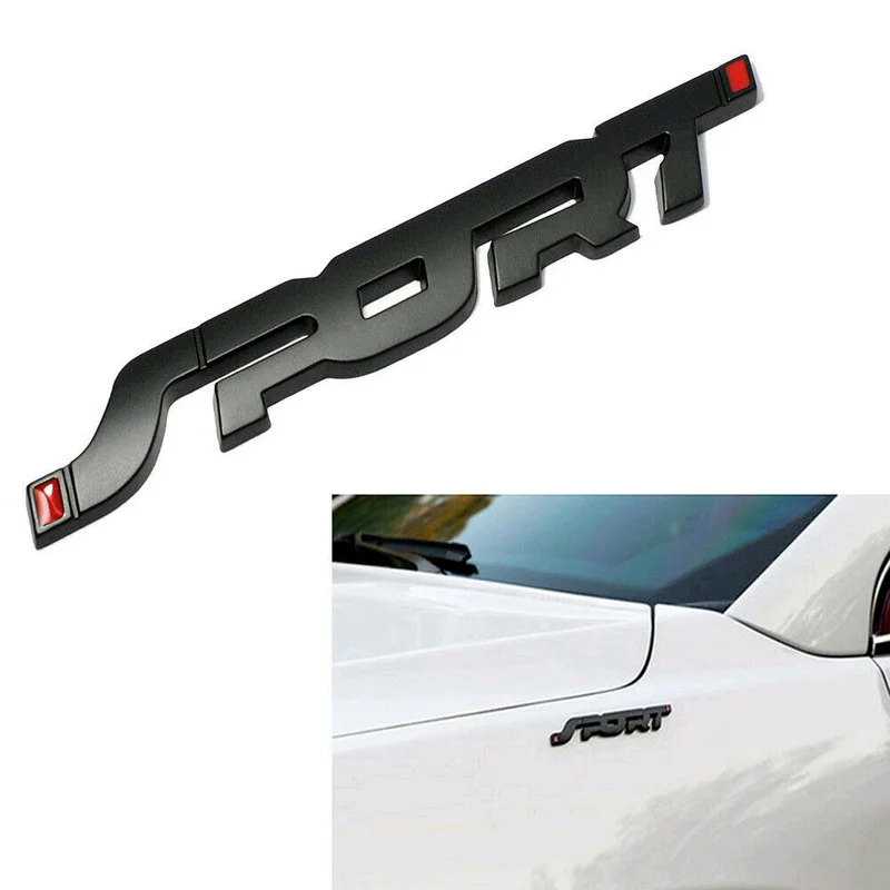 1x Universal Exterior Auto Car Metal 3D SPORT Logo Emblem Badge Sticker Trunk Bumper Decal Black Accessories Car Styling
1x Universal Exterior Auto Car Metal 3D SPORT Logo Emblem Badge Sticker Trunk Bumper Decal Black Accessories Car Styling