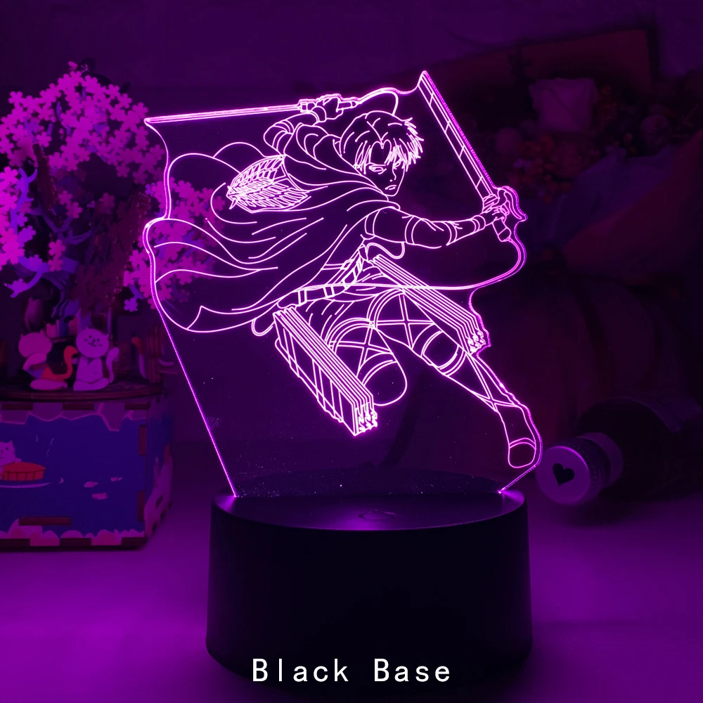 Newest Acrylic 3d Lamp Levi Ackerman Attack on Titan for Home Room Decor Light Child Gift Levi Ackerman LED Night Light Anime
Newest Acrylic 3d Lamp Levi Ackerman Attack on Titan for Home Room Decor Light Child Gift Levi Ackerman LED Night Light Anime
