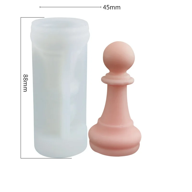 3D Silicone Mold DIY Geometry Stereo International Chess Candle Mould Ornament Mold Cake Fondant Decoration Tools 6 Styles
3D Silicone Mold DIY Geometry Stereo International Chess Candle Mould Ornament Mold Cake Fondant Decoration Tools 6 Styles