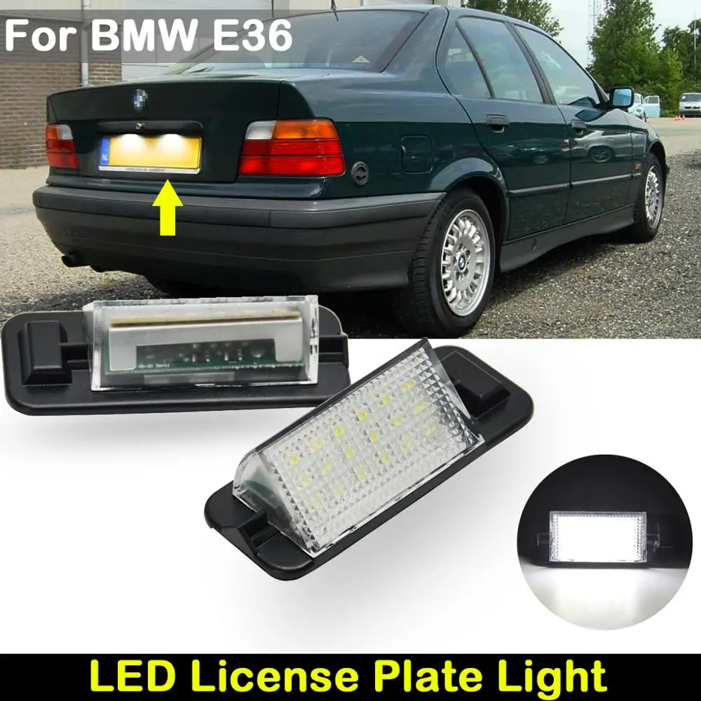 Для BMW E36 3 серии 318i 320i 323i 325i 328i 1992-1998 Белый светодиодный номерной знак светильник номерной знак лампа
Для BMW E36 3 серии 318i 320i 323i 325i 328i 1992-1998 Белый светодиодный номерной знак светильник номерной знак лампа