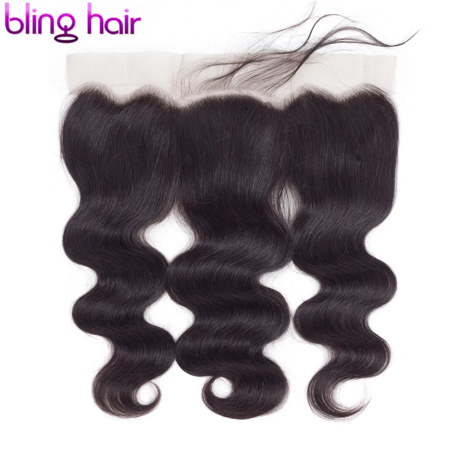 Bling Hair Transparent Lace Frontal Closure Brazilian Body Wave 13x4 Ear to Ear Frontal Remy Human Hair Closure Free Middle Part 
Bling Hair Transparent Lace Frontal Closure Brazilian Body Wave 13x4 Ear to Ear Frontal Remy Human Hair Closure Free Middle Part