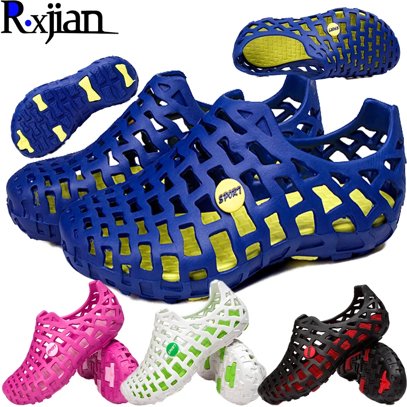 R.XJIAN super light fashion sweat parent-child couple multi-purpose beach hole shoes slippers wading plastic creek shoes
R.XJIAN super light fashion sweat parent-child couple multi-purpose beach hole shoes slippers wading plastic creek shoes
