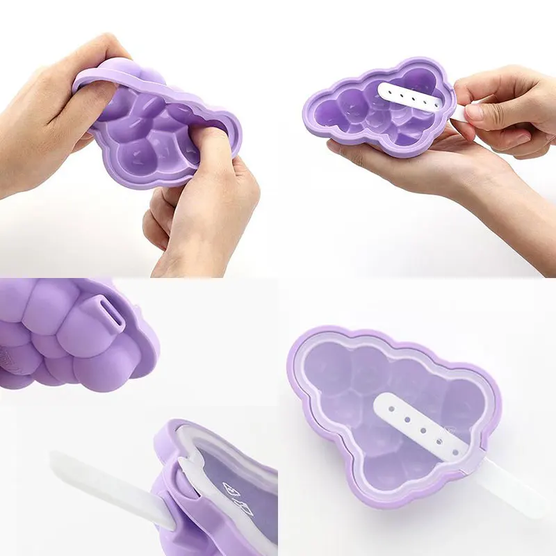 Silicone Mold Ice Cream Mould Kitchen Supplies Cute Mold Polychromatic Useful Fashion Yellow Blue Fruit Shape Popsicle Mold
Silicone Mold Ice Cream Mould Kitchen Supplies Cute Mold Polychromatic Useful Fashion Yellow Blue Fruit Shape Popsicle Mold