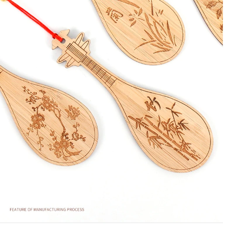 4pcs/lot Chinese style beautiful bamboo bookmark Meilan bamboo chrysanthemum bookmark pipa bookmark
4pcs/lot Chinese style beautiful bamboo bookmark Meilan bamboo chrysanthemum bookmark pipa bookmark
