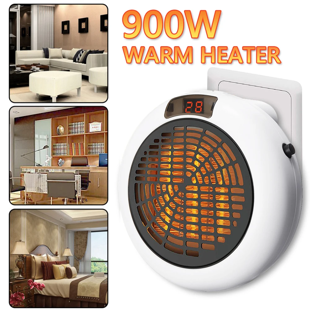 900W Mini Remote Timing Electric Space Heater Wall Mount Home Portable Desktop Warmer Air Fan Stove Radiator Warmer EU Plug
900W Mini Remote Timing Electric Space Heater Wall Mount Home Portable Desktop Warmer Air Fan Stove Radiator Warmer EU Plug