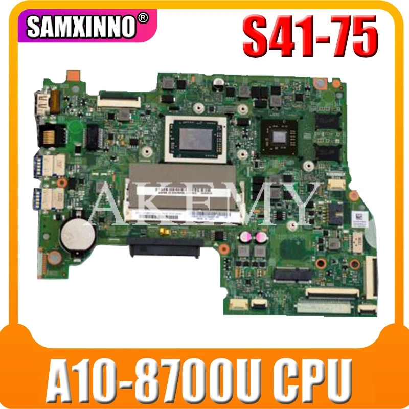 Для For Lenovo S41-35 S41-75 материнская плата для ноутбука S41-75 A10-8700 R5 M330 2 Гб 14235-1 448.03N04.0011 Протестировано, бесплатная доставка
Для For Lenovo S41-35 S41-75 материнская плата для ноутбука S41-75 A10-8700 R5 M330 2 Гб 14235-1 448.03N04.0011 Протестировано, бесплатная доставка