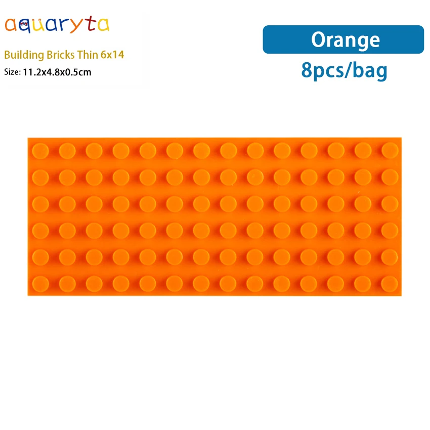 Aquaryta 8pcs Thin 6x14 Building Blocks Classic Dots Compatible Logo Toys City Dimensions Building Blocks Construction DIY Toys 
Aquaryta 8pcs Thin 6x14 Building Blocks Classic Dots Compatible Logo Toys City Dimensions Building Blocks Construction DIY Toys