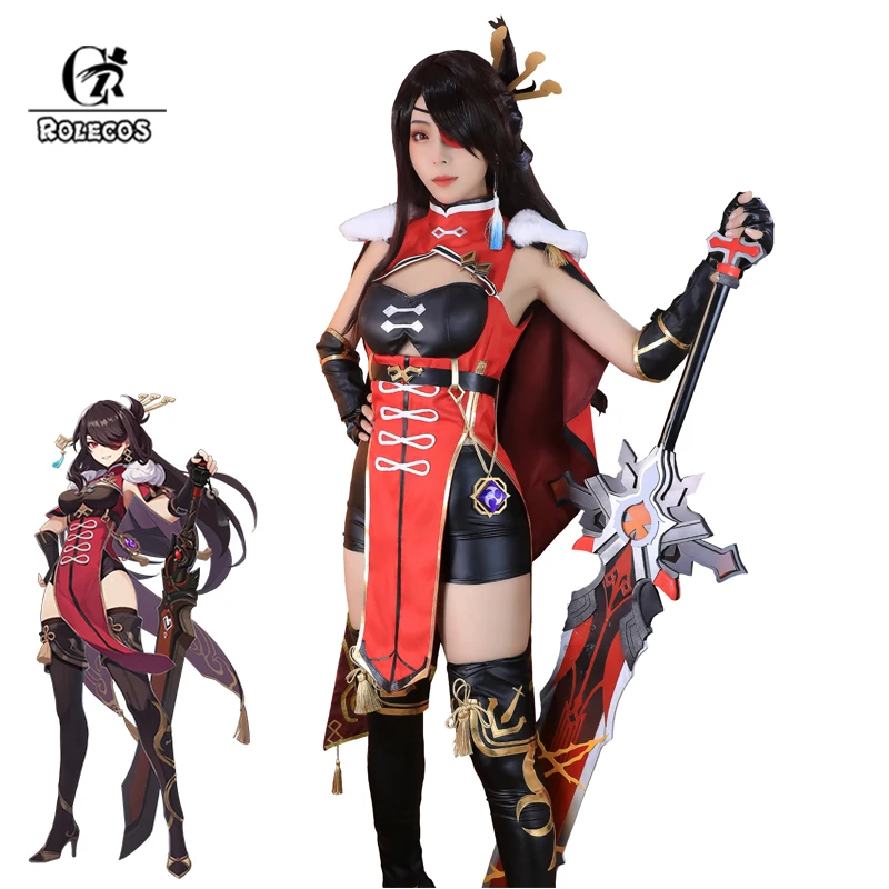 ROLECOS Game Genshin Impact Beidou Косплей Костюм Beidou платье косплей игры Genshin Impact костюм плащ перчатки женский Хэллоуин
ROLECOS Game Genshin Impact Beidou Косплей Костюм Beidou платье косплей игры Genshin Impact костюм плащ перчатки женский Хэллоуин