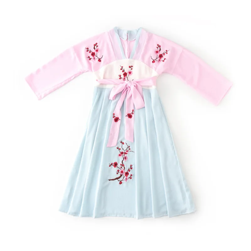 Chinese -style Costume Children 's Hanfu Embroidered Girl 's Dress Spring and Autumn Long-sleeved Chiffon Dress Polyester
Chinese -style Costume Children 's Hanfu Embroidered Girl 's Dress Spring and Autumn Long-sleeved Chiffon Dress Polyester