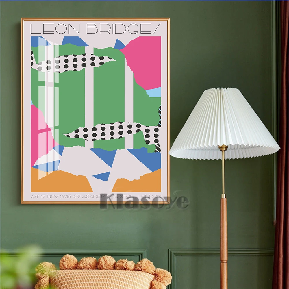 Leon Bridges Gig Poster Wall Art Print Picture Music Cover Modern Living Room Home Decor Wall Stickers High Quality Painting
Leon Bridges Gig Poster Wall Art Print Picture Music Cover Modern Living Room Home Decor Wall Stickers High Quality Painting