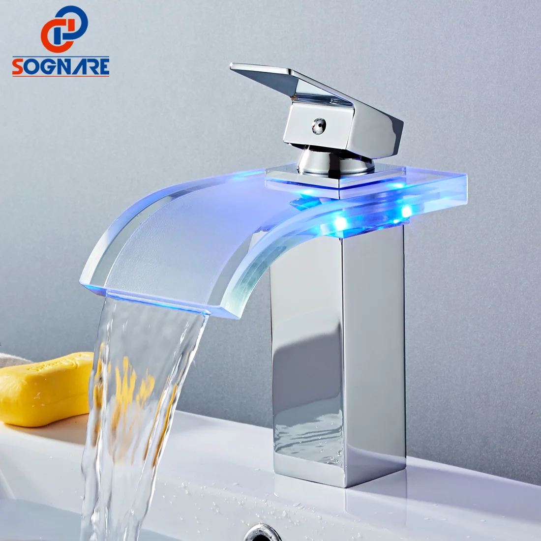 LED Light Wash Basin Bathroom Faucet Hot Cold Water Deck Mount Mixer Sink Tap Bath With Single Handle Kitchen Faucet Vanity Vess
LED Light Wash Basin Bathroom Faucet Hot Cold Water Deck Mount Mixer Sink Tap Bath With Single Handle Kitchen Faucet Vanity Vess