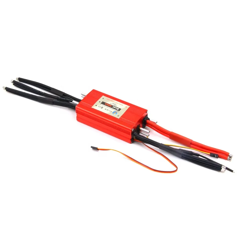 Контроллер скорости FATJAY FLIER 400A ESC 3-22S, бесщеточный, водонепроницаемый, с программным кабелем для радиоуправляемых лодок
Контроллер скорости FATJAY FLIER 400A ESC 3-22S, бесщеточный, водонепроницаемый, с программным кабелем для радиоуправляемых лодок