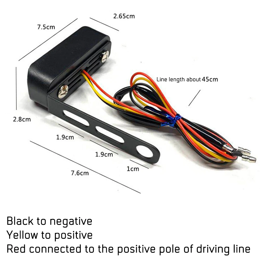 2Pcs Motorcycle LED DRL Flowing Turn Signal Light Stop Signals Water Flasher 2 in 1 Blinker Tail Brake Lamp
2Pcs Motorcycle LED DRL Flowing Turn Signal Light Stop Signals Water Flasher 2 in 1 Blinker Tail Brake Lamp