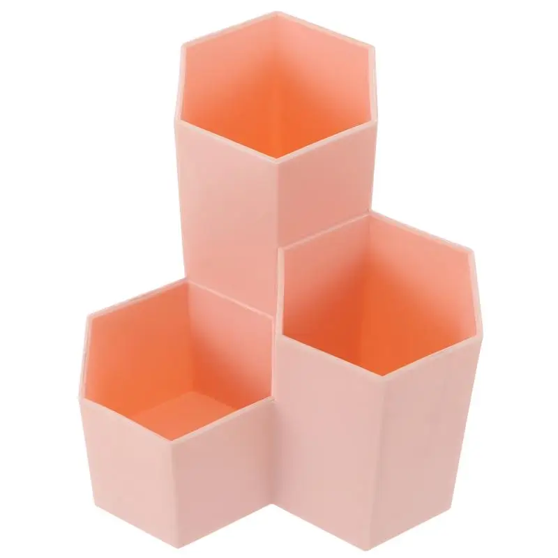 1pc Desktop Pen Multi-functional Three Lattice Rhombus Case Storage Holder Decorative Storage Holder
1pc Desktop Pen Multi-functional Three Lattice Rhombus Case Storage Holder Decorative Storage Holder