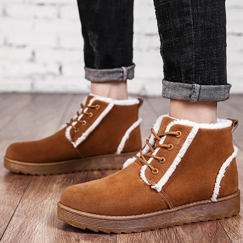 Fashion Men Boots Winter Warm Men's Short Boots Lace Up Men Casual Shoes Handmade Male Sneakers Outdoor Walking Shoes Plus Size
Fashion Men Boots Winter Warm Men's Short Boots Lace Up Men Casual Shoes Handmade Male Sneakers Outdoor Walking Shoes Plus Size