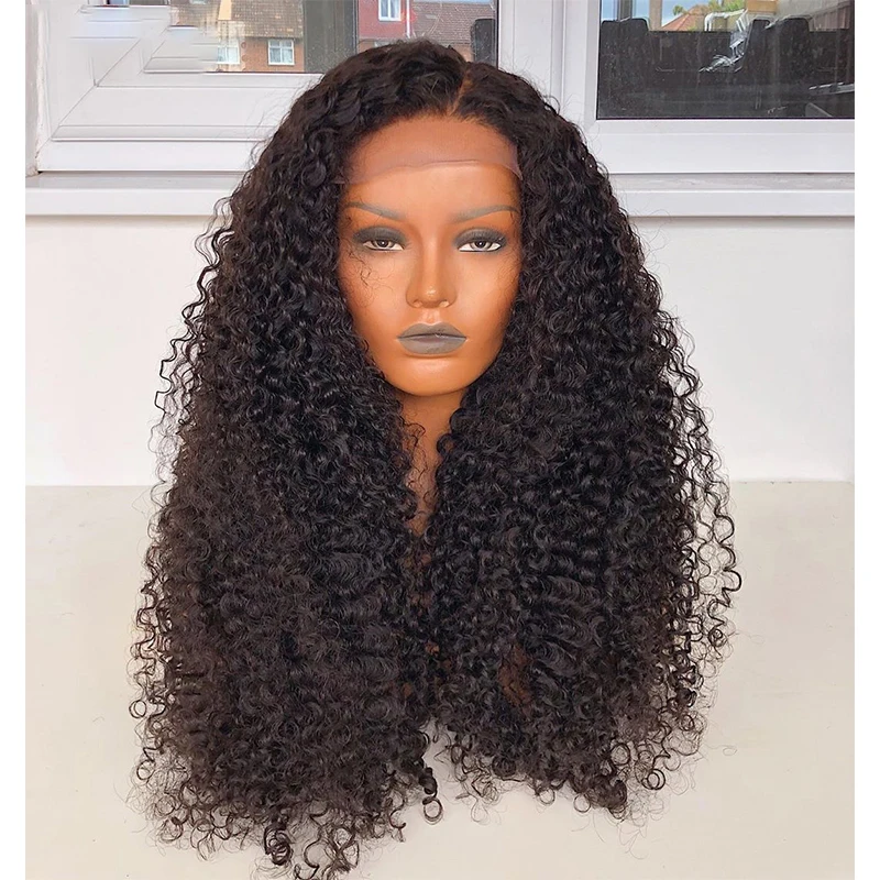 Middle Part 180%Density 26 Inch Long Kinky Curly Synthetic Lace Front Wig For Black Women With BabyHair Preplucked Daily Cosplay
Middle Part 180%Density 26 Inch Long Kinky Curly Synthetic Lace Front Wig For Black Women With BabyHair Preplucked Daily Cosplay