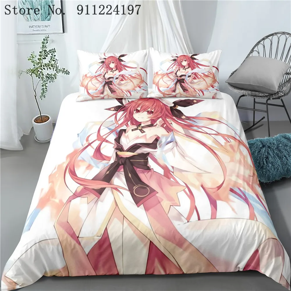 DATE A LIVE Duvet Cover Comforter Bedding Set Japanese Anime Luxury 3pcs Quilt cover Single Double Queen King Size home texti
DATE A LIVE Duvet Cover Comforter Bedding Set Japanese Anime Luxury 3pcs Quilt cover Single Double Queen King Size home texti