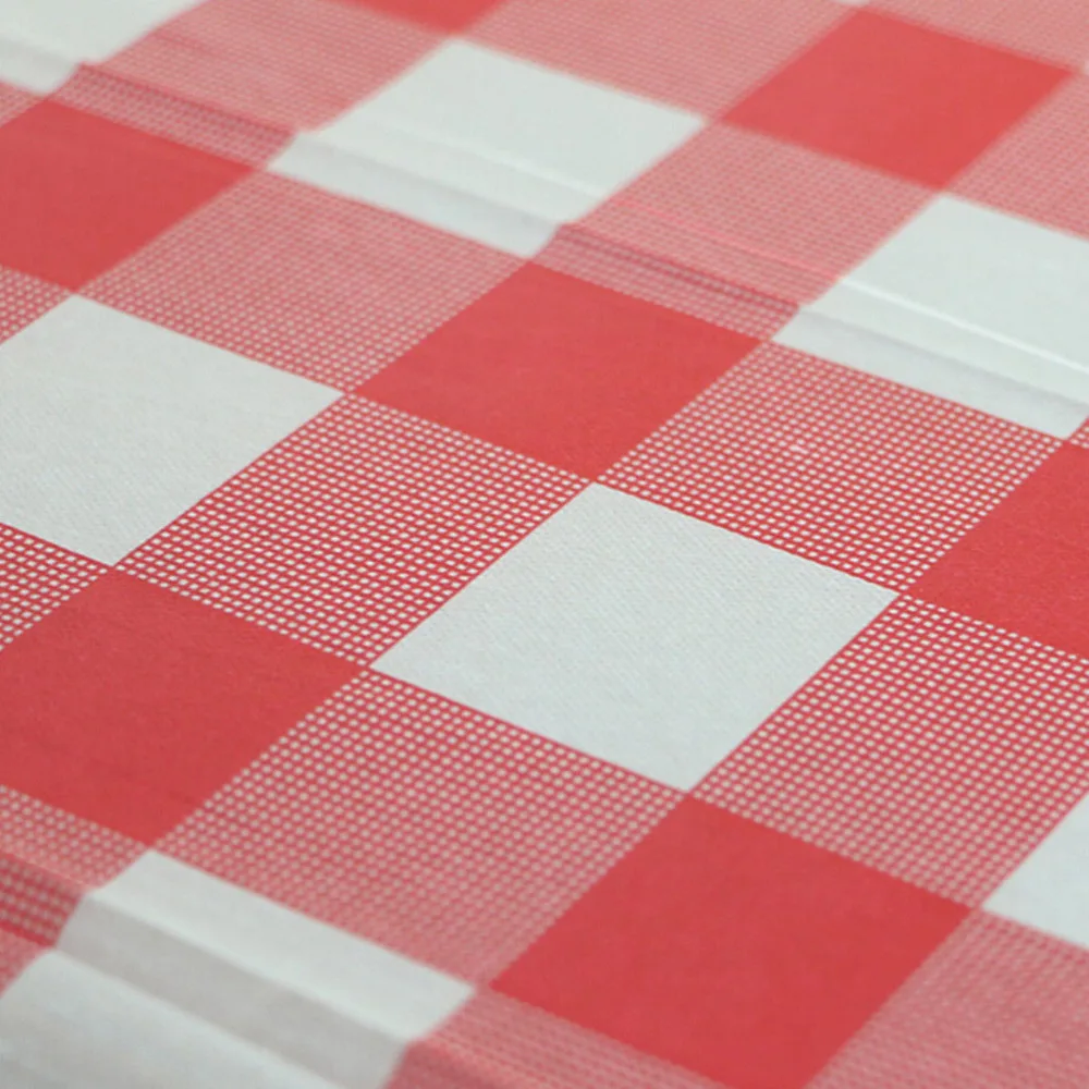 1Pcs Disposable Table Cloth Red Gingham Plastic Waterproof Tablecloth Party Outdoor Picnic BBQ Supplies 160*160 cm
1Pcs Disposable Table Cloth Red Gingham Plastic Waterproof Tablecloth Party Outdoor Picnic BBQ Supplies 160*160 cm
