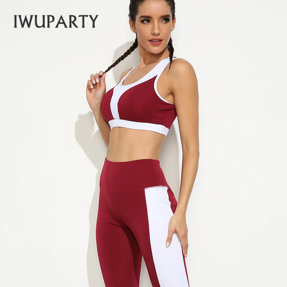 IWUPARTY красный лоскутный комплект для йоги Бюстгальтер тренировочная спортивная одежда для спортзала майка дышащие леггинсы с высокой талие...
IWUPARTY красный лоскутный комплект для йоги Бюстгальтер тренировочная спортивная одежда для спортзала майка дышащие леггинсы с высокой талие...
