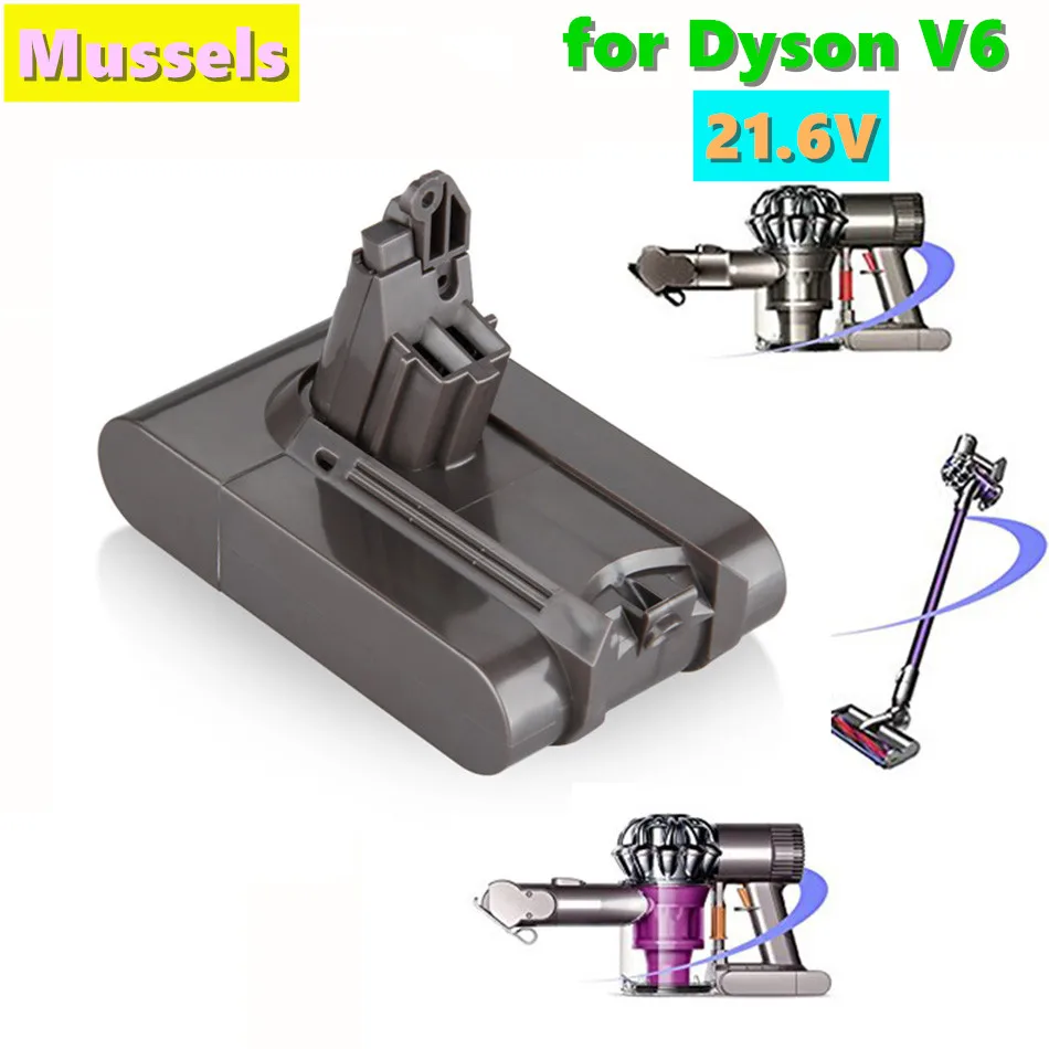 New 12800mAh 21.6V 9.8Ah Li-ion Battery for Dyson V6 DC58 DC59 DC61 DC62 DC74 SV09 SV07 SV03 965874-02 Vacuum Cleaner Battery
New 12800mAh 21.6V 9.8Ah Li-ion Battery for Dyson V6 DC58 DC59 DC61 DC62 DC74 SV09 SV07 SV03 965874-02 Vacuum Cleaner Battery