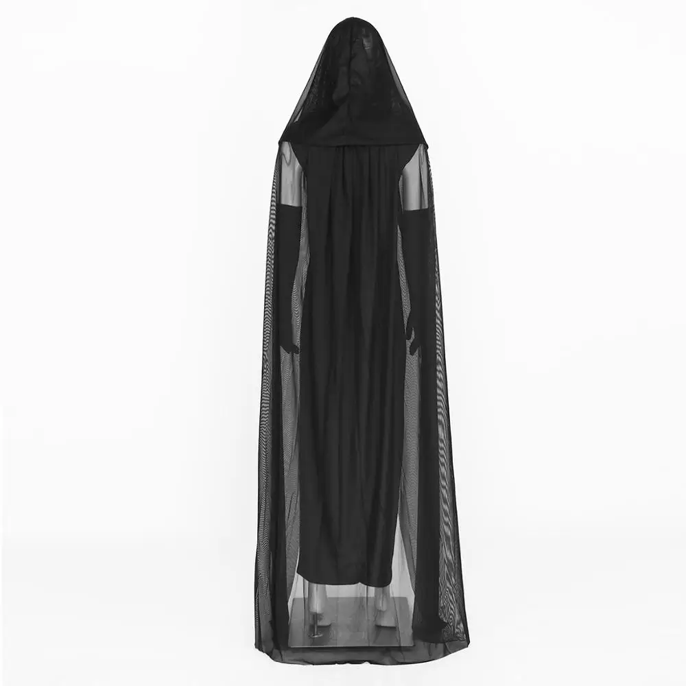 4Pcs Womens Wicked Witch Cosplay Costume Set High Neck Sleeveless Dress Long Hooded Cape Gloves G-string Briefs Halloween Outfit
4Pcs Womens Wicked Witch Cosplay Costume Set High Neck Sleeveless Dress Long Hooded Cape Gloves G-string Briefs Halloween Outfit