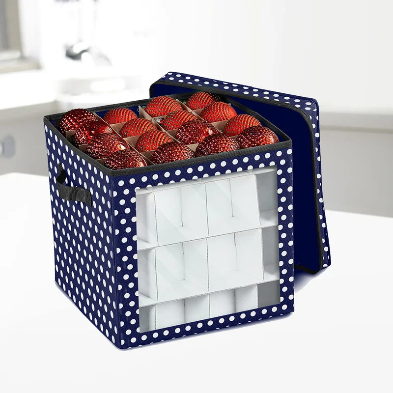Christmas Ornaments Storage Box 64-Grids Waterproof Christmas Tree Decoration Ball Organizer Bag Party Supplies Storage Case
Christmas Ornaments Storage Box 64-Grids Waterproof Christmas Tree Decoration Ball Organizer Bag Party Supplies Storage Case