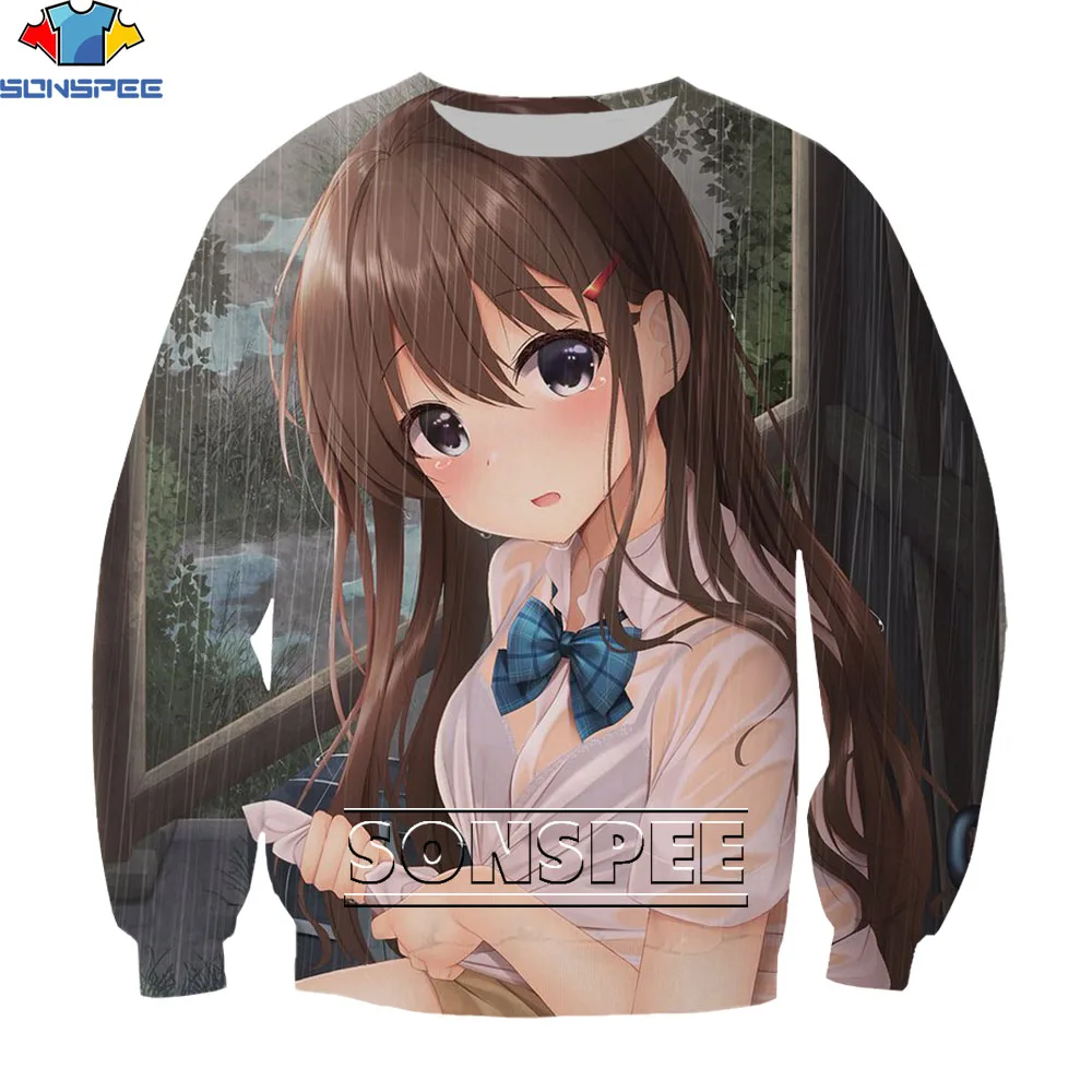 SONSPEE 3D anime cute girl print hoodie fall/winter men's school uniform pajamas loli loose oversized fashion sexy T-shirt
SONSPEE 3D anime cute girl print hoodie fall/winter men's school uniform pajamas loli loose oversized fashion sexy T-shirt