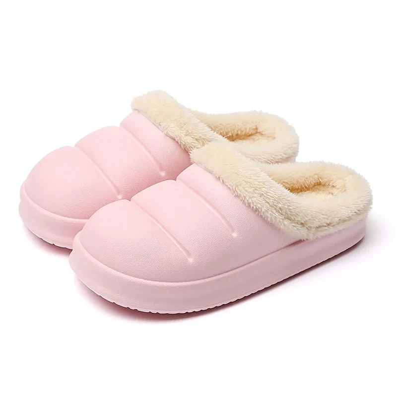Concise Slippers for Women's Thick Bottom Warm Plush Winter Fur Slides Woman Pink Waterproof Slip On Slipper Shoes 2021
Concise Slippers for Women's Thick Bottom Warm Plush Winter Fur Slides Woman Pink Waterproof Slip On Slipper Shoes 2021