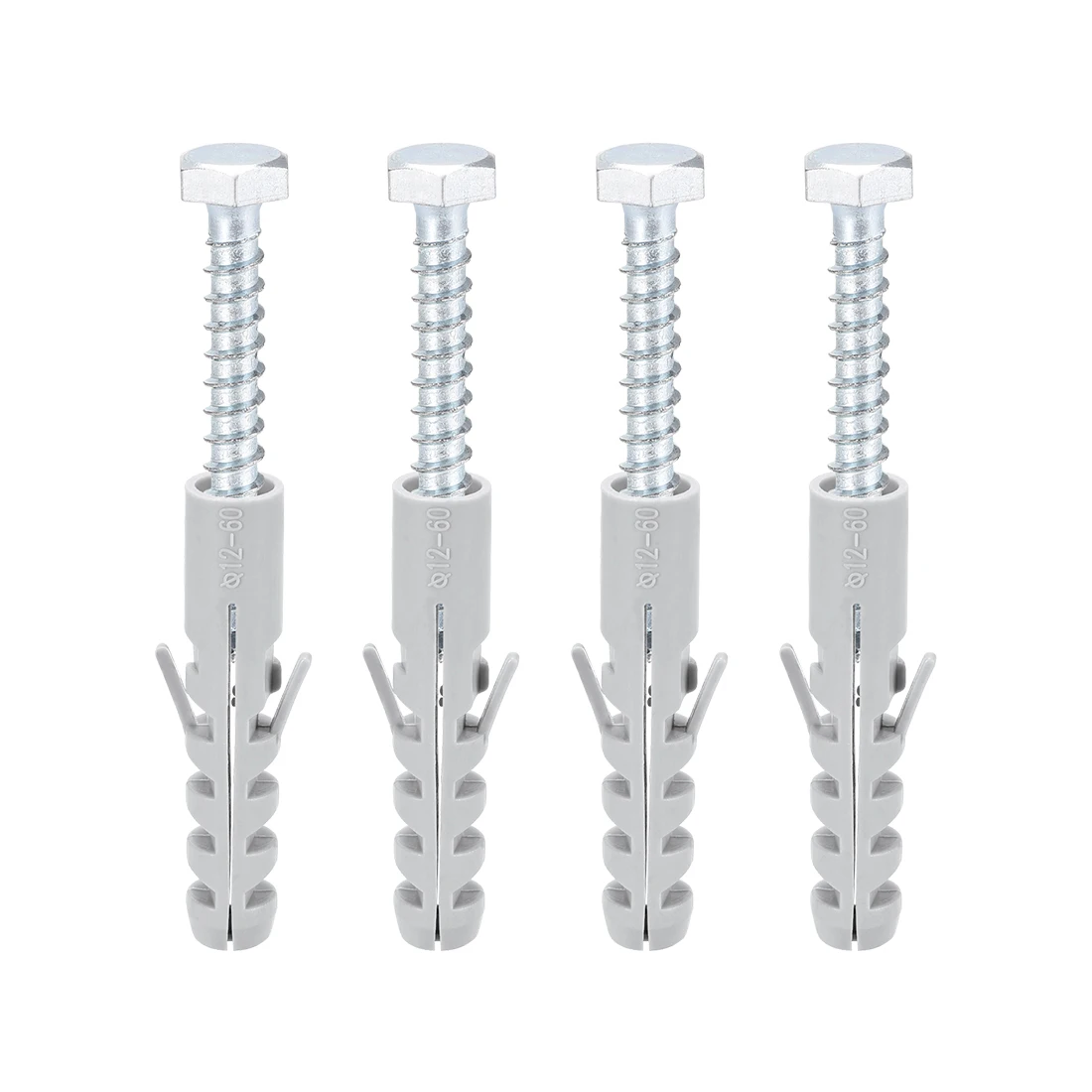 uxcell 4pcs 12X60mm Plastic Anchor Bolts Expansion Pipe Column Concrete Wall Plug Frame Fixings Tube with Screws Gray
uxcell 4pcs 12X60mm Plastic Anchor Bolts Expansion Pipe Column Concrete Wall Plug Frame Fixings Tube with Screws Gray