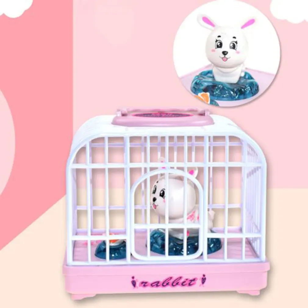 Children'S Toys Rabbit Simulation Toy Rabbit Cage Swinging Ears Colorful Lights Children'S Play House Toys Childre'S Gifts
Children'S Toys Rabbit Simulation Toy Rabbit Cage Swinging Ears Colorful Lights Children'S Play House Toys Childre'S Gifts