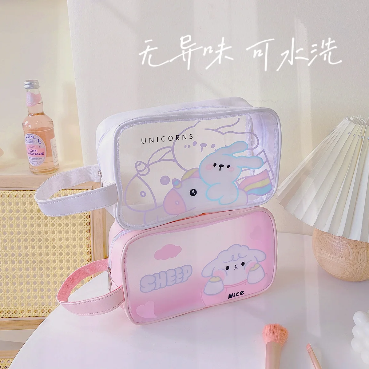 New Animal PVC Cosmetic Cases Cute Bear Unicorn Cat Waterproof Make Up Organizer Women Travel Wash Beauty Bag Storage Case
New Animal PVC Cosmetic Cases Cute Bear Unicorn Cat Waterproof Make Up Organizer Women Travel Wash Beauty Bag Storage Case