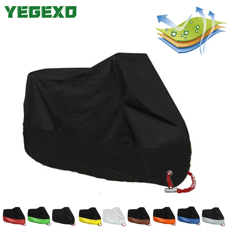 

Motorcycle Cover Waterproof Outdoor Raincoat Bicycle Tent For HONDA SHADOW VT750 CBR250R WINDSCREEN CB600 HORNET GOLDWING 1800