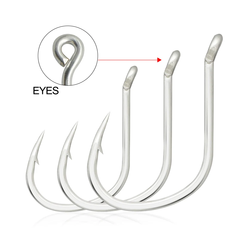 100-1000pcs PIKE-E 1/0 2/0 3/0 4/0 Light Jigging Saltwater Fishing Hook High Strength Needle DIY Assist Fishhook
100-1000pcs PIKE-E 1/0 2/0 3/0 4/0 Light Jigging Saltwater Fishing Hook High Strength Needle DIY Assist Fishhook