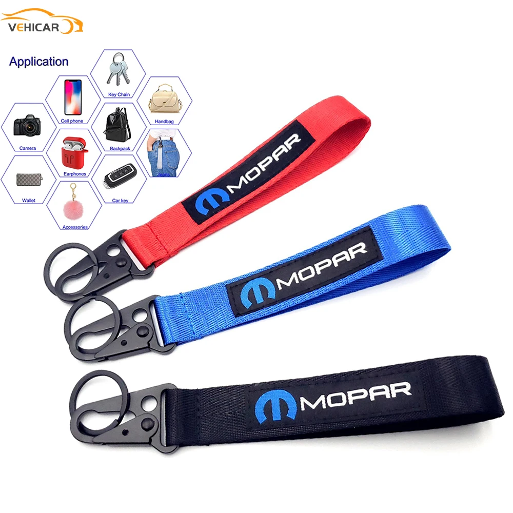 VEHICAR MOPAR Style Eagle Beak strips Trailer Belt Carabiner buckle Wrist Strap Lanyard Racing Car Keychain Cell phone ID Holder
VEHICAR MOPAR Style Eagle Beak strips Trailer Belt Carabiner buckle Wrist Strap Lanyard Racing Car Keychain Cell phone ID Holder