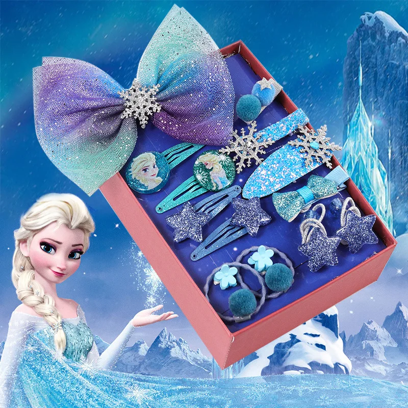 Frozen 2 Hair Accessories Children's Hairpin Aisha Princess Hairpin Cute Bow Headdress Girl Rubber Band
Frozen 2 Hair Accessories Children's Hairpin Aisha Princess Hairpin Cute Bow Headdress Girl Rubber Band
