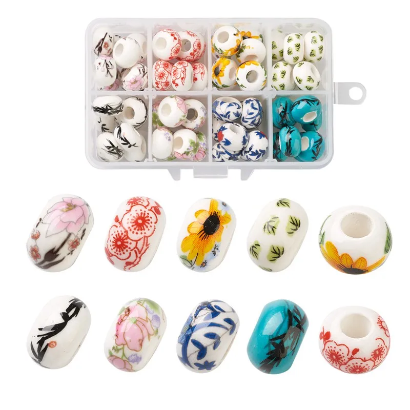 64-80 шт. керамические фарфоровые бусины с цветочным узором, свободные Европейские Бусины, аксессуары «сделай сам» для рукоделия, изготовлени...
64-80 шт. керамические фарфоровые бусины с цветочным узором, свободные Европейские Бусины, аксессуары «сделай сам» для рукоделия, изготовлени...