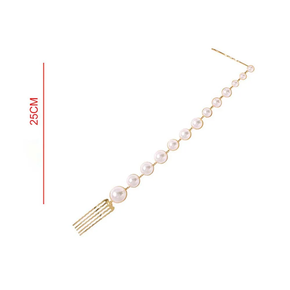 Fashion Pearls Tassel Hair Clips Long Gold Chain Hair Comb Hairpins Women Girl Party Gift Hair Accessories High Quality
Fashion Pearls Tassel Hair Clips Long Gold Chain Hair Comb Hairpins Women Girl Party Gift Hair Accessories High Quality