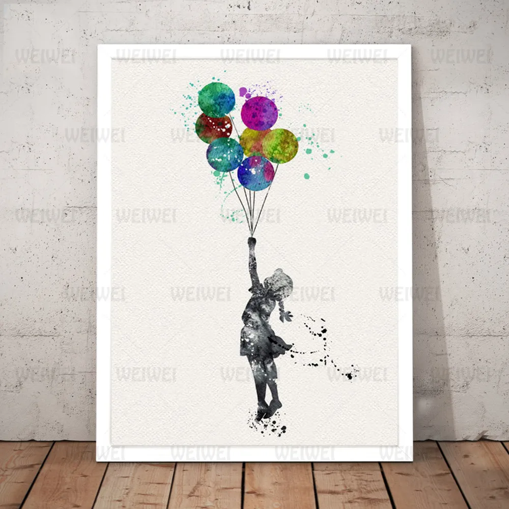 Balloon Girl Art Ink Painting On Canvas Graffiti Cuadros Posters and Prints Smoking Wall Art Picture for Living Room Decor
Balloon Girl Art Ink Painting On Canvas Graffiti Cuadros Posters and Prints Smoking Wall Art Picture for Living Room Decor