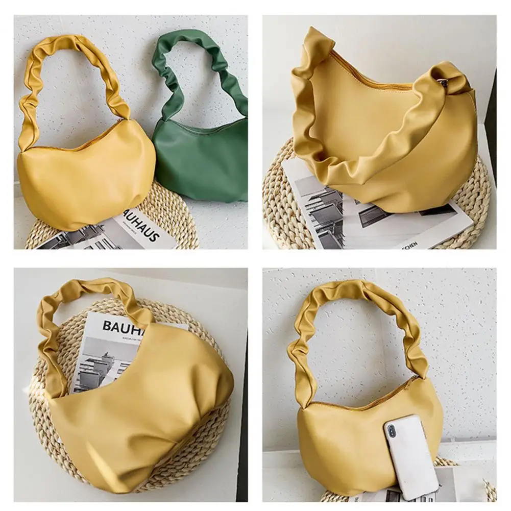 Women Shoulder Bags Soft Leather Underarm Purse for Woman Dumpling Bag Handbag Ladies Shoulder Messenger Bags Bolsa Feminina
Women Shoulder Bags Soft Leather Underarm Purse for Woman Dumpling Bag Handbag Ladies Shoulder Messenger Bags Bolsa Feminina