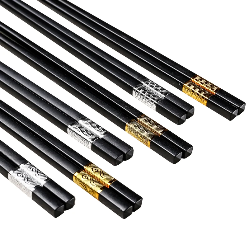 1 Pair Alloy + Glass Fiber Stick Chopsticks Variety Patterns Non-slip Chinese Japanese Korean Tableware Sushi Sticks Wholesale
1 Pair Alloy + Glass Fiber Stick Chopsticks Variety Patterns Non-slip Chinese Japanese Korean Tableware Sushi Sticks Wholesale