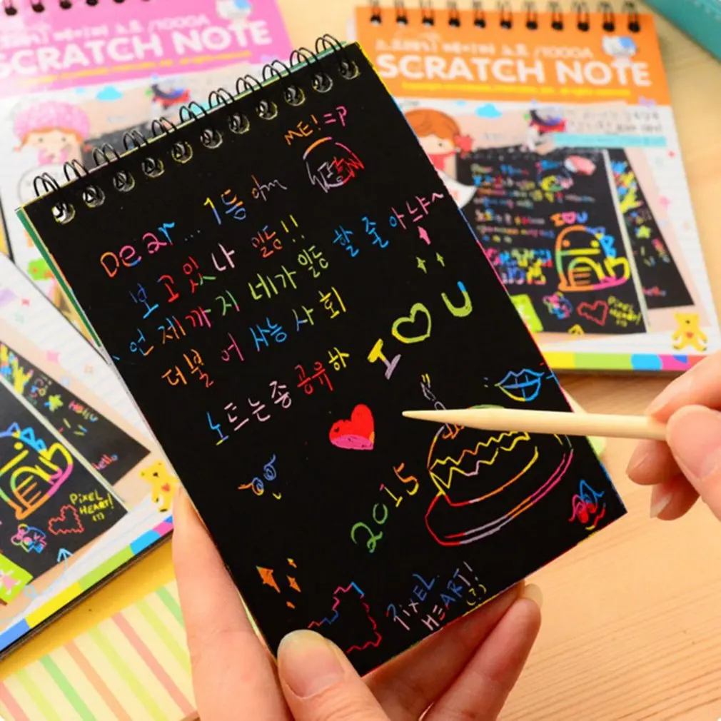 Y031 Creative Color Diy Coil Scratch Picture Children's Graffiti Sketch Book Scratch Painting Picture Green
Y031 Creative Color Diy Coil Scratch Picture Children's Graffiti Sketch Book Scratch Painting Picture Green